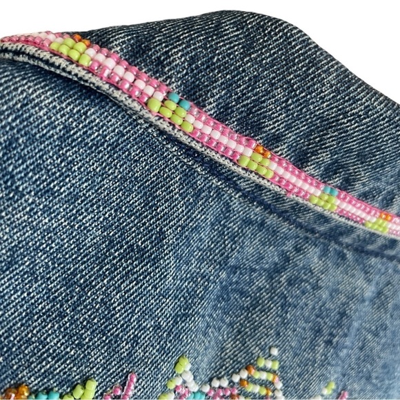 Pendleton Women's Beaded Denim Jacket, Size Petite Large - Picture 10 of 16